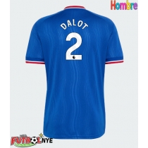 Camiseta Manchester United Diogo Dalot #2 Visitante Equipación 2026-27 manga corta